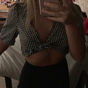 Gingham top